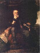 Henryk Rodakowski Portrait of general Henryk Dembinski. painting